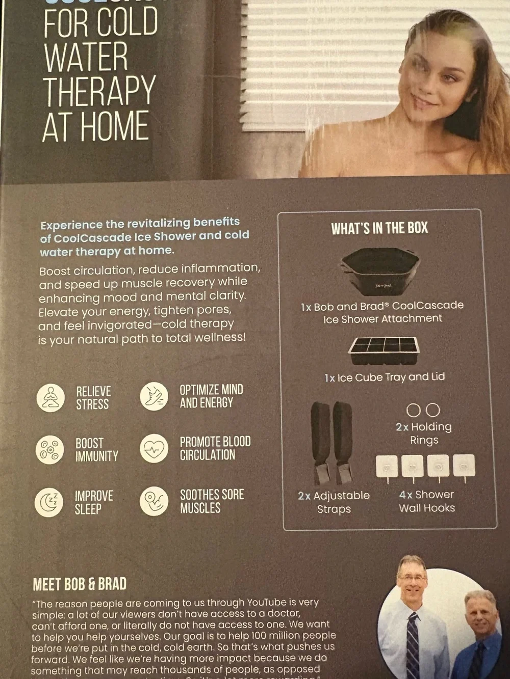 Black Ice Shower Attachment Kit